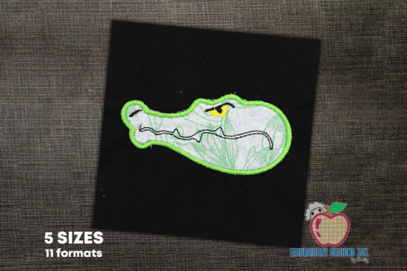 A Designer's Take on the Alligator Head Applique