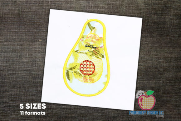 A Stitch of Sweetness: My Review of the Avocado Applique Design