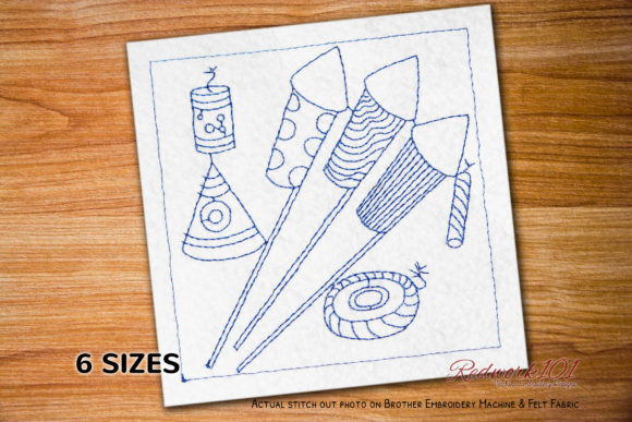 An Embroidery Designer's Review of Diwali Crackers Set Design