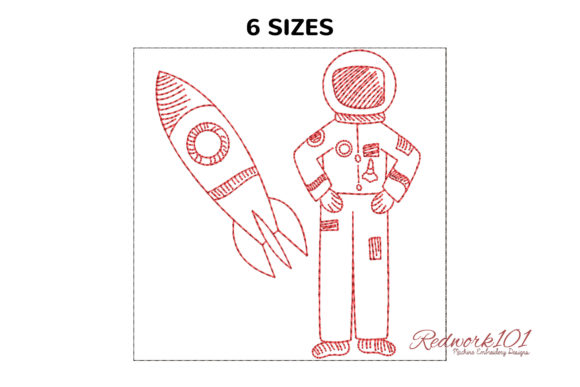 Astronaut Profession Machine Embroidery: Seller's Review