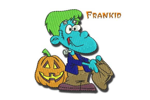 Frankid: A Bold Cartoon Embroidery Review for Craft Fair Products