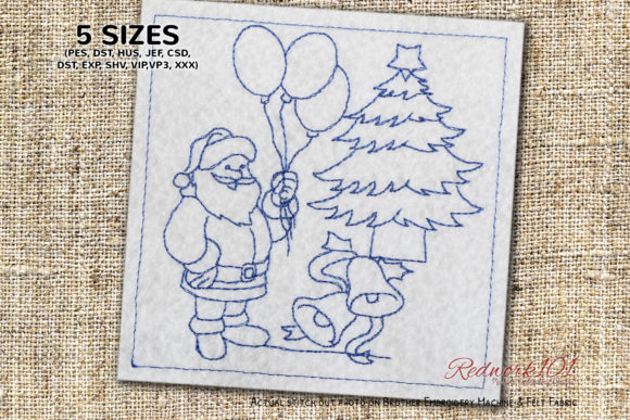 Reviewing Santa with Balloons: A Holiday Embroidery Charm