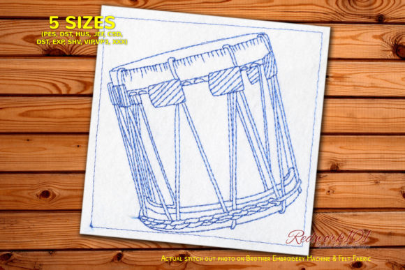 The Basler Drum Redwork: A Timeless Design for Holiday Crafting