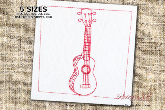 Ukulele Guitar: A Boutique Embroidery Design Review